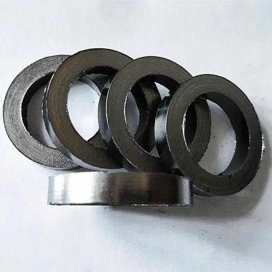 Flexible Graphite Packing Ring / Expanded Graphite Rings Graphite Valve Seal Ring