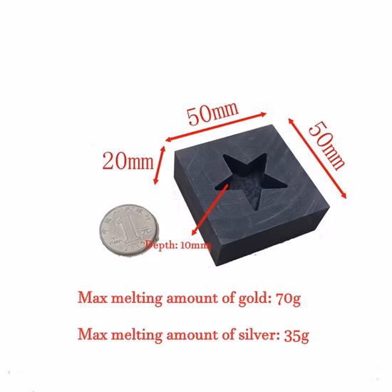 Graphite Mould Graphite Ingot Mold for Melting Gold Gold Casting Smelting